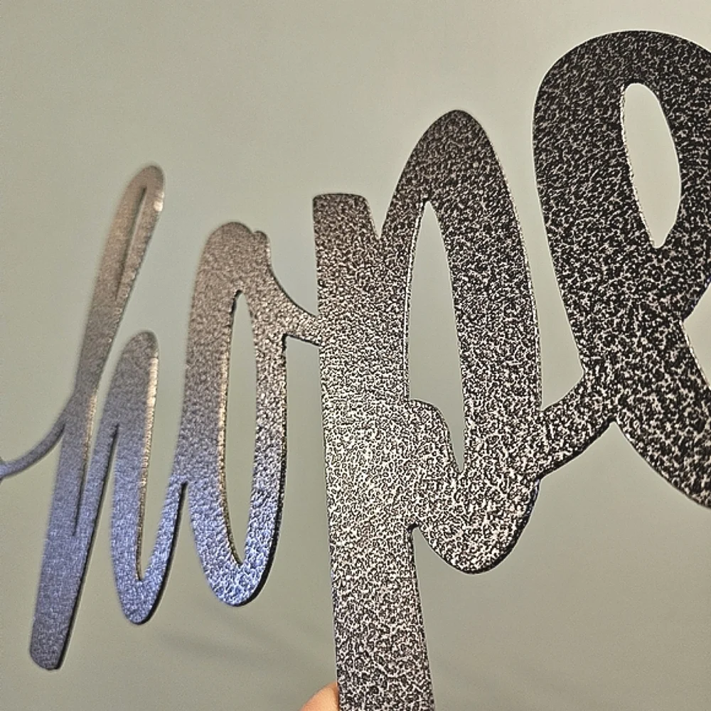 HP🎉 "Hope" Arrow Decorative Metal Wall Sign - Picture 3 of 8